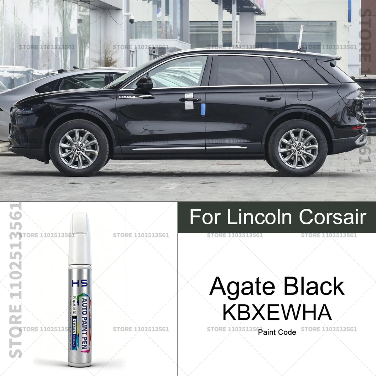 Car Paint Repair Pen For Lincoln Corsair Touch Up Scratch Remover DIY Auto Accessories Blue 157 Brown AR Platinum 2THS4C Black