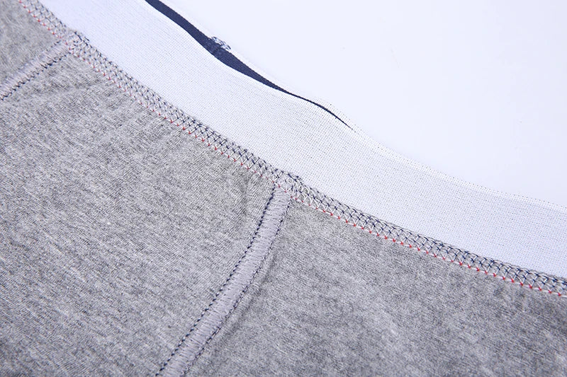 4pcs Cotton Boxer Shorts Soft Men's Panties BONITOS Letter Waistband Men Underpants Boxer Briefs Sexy Underwear for Man Boxers