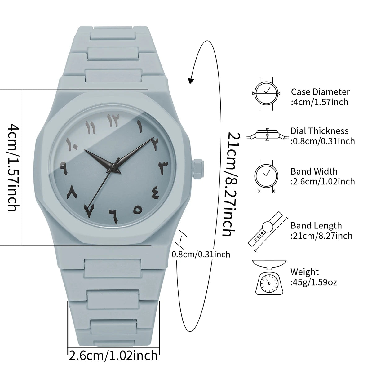 1/5PCS Fashion Plastic Strap Men Business Watches Casual Analog Sports Quartz Watch For Mens Clock Reloj Hombre