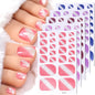 5Sheets Yellow Daisy Toenail Sticker 110Tips Full Cover Baking Free Toe Nail Wraps Elegant Flower Self-Adhesive Toe Polish Strip