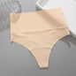 Seamless High Waist Women Thong Black Abdomen Hip Lift Briefs Body Shaping Underwear Breathable Female Panties Plus Size S-XL