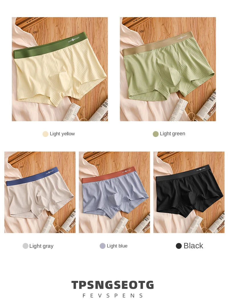 1Pcs Underwear Men's Boxer Shorts Sexy Panties Cotton Boxers Man Underpants Male Shorts Homme U Convex Lingerie Plus Size L-6XL