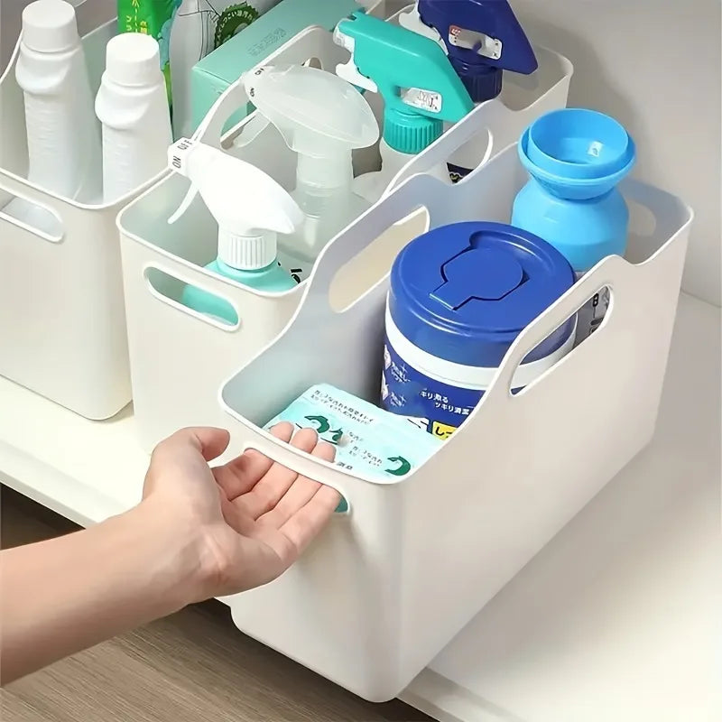 1pc Contemporary Rectangular Soft Storage Bins - Multipurpose Kitchen Sink Organization