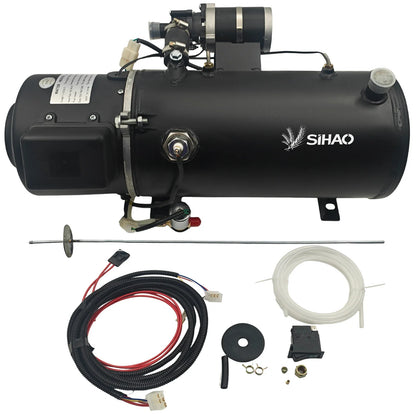 SIHAO 5KW 16.3KW Liquid Fuel Parking Heater Vehicle Auxiliary Heater Engine Startup Cabin Heating Windshield Anti-Frost Unit