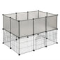 EUGAD Pet Playpen for Rabbits Small Animals Cats Kennel Puppies House Kitten Space Dogs Guinea Cages Outdoor Exercise Training
