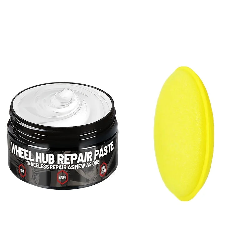 Wheel Repair Polish Paste, Tire Scratch Remover Wax, Wheel Care Cream for All Wheels, Car Maintenance & Restoration Supplies