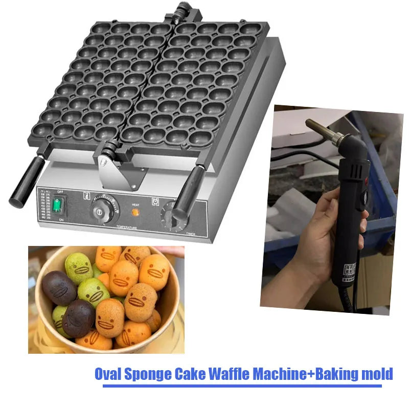 Customizable Egg Baby Sponge Cake Maker Machine Pancake Oval Machine Waffle Baking Machine Commercial Home Use
