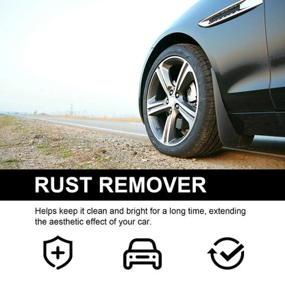 Quick-Acting Car Rust Remover Spray - Care for Auto Exhaust Pipes & Wheel Hubs, Metal Iron Powder Cleaner