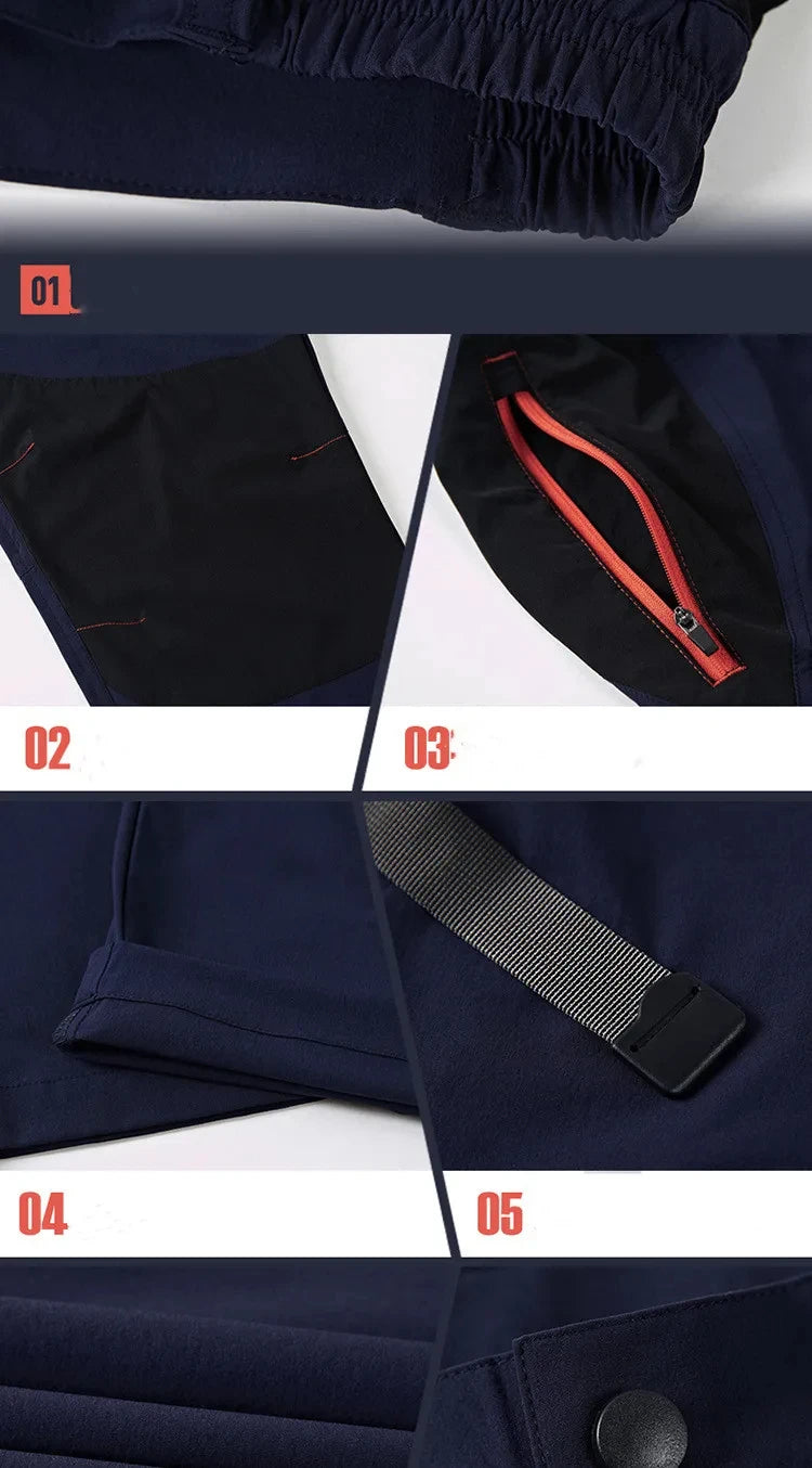 Tactical Waterproof Cargo Pants Men Spring Summer Quick Dry Long Trousers Outdoor Sports Trekking Camping Fishing Pants 4XL