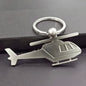 Air Plane Model Fighter Keychains Metal Cool Airplane Keyring Pendant Car Motorcycle Bag Key Chain Ring for Men Creative Gift