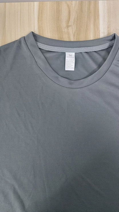 Hot Sale 2026 Men's T-Shirts Sets O-Neck Short Sleeve+Sports Shorts Quick Dry Casual Street Fashion Home Outdoor Running 2 Piece