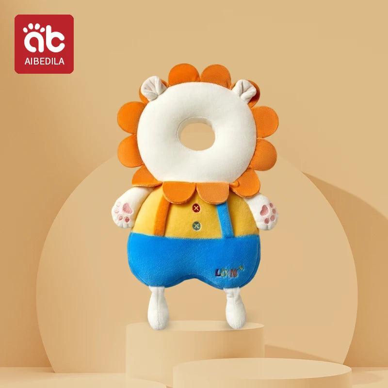 AIBEDILA Toddler Baby Head Protector Newborn Headrest Security Pillows Backpack Cartoon Kids Safe Learn to Walk Support Cushion