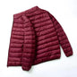 Men's All-Season Ultra Lightweight Packable Down Jacket Water and Wind-Resistant Breathable Coat Big Size Men Hoodies Jackets