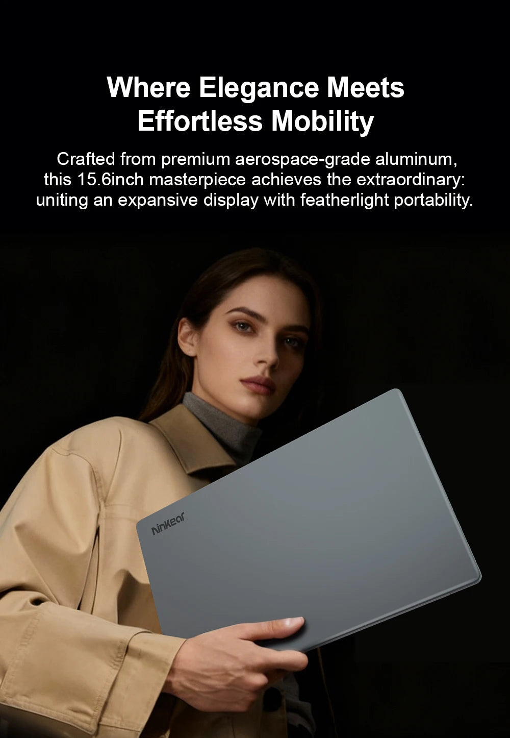 Ninkear A15 PLUS Laptop 15.6" IPS FHD AMD Ryzen 7 5825U Notebook 16G DDR4 +1TB SSD WIFI 6 Windows 11 PRO Office Computer
