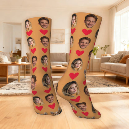 Customized socks for men and women Face-themed funny expression socks Personalized photo-customized socks Birthday gifts