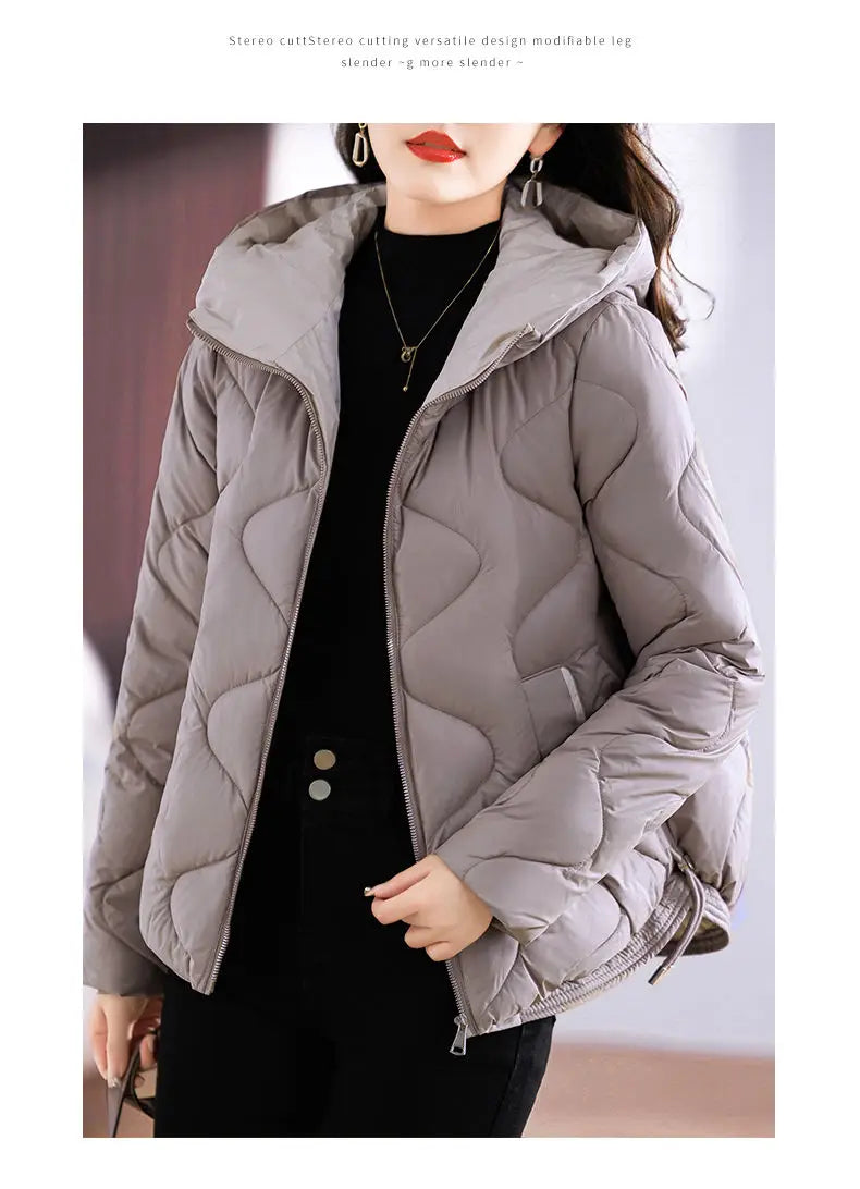 Hooded Parkas Women Winter 4XL Korean Fashion All-match Coats Thicken Keep Warm Streetwear Cold Wear Casual Female Outwear Ins
