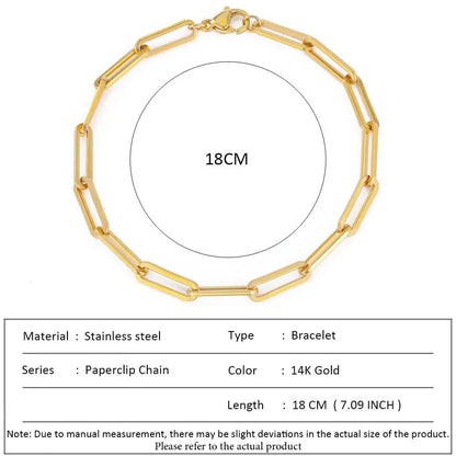 SUNIBI Classic Snake Chain Bracelets for Women Trend  Fashion Stainless Steel Cuban Chain Bracelet Trendy Woman Gifts Jewelry