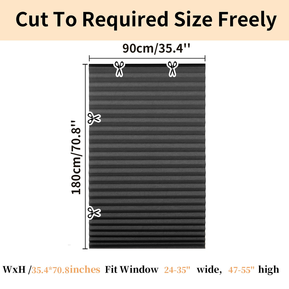 No Drill Blinds Stick on Curtains Blinds for Bedroom Kitchen Bathroom Windows Light Filtering Privacy Protection with Clips