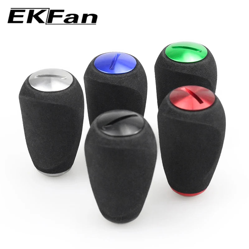 EKFan EVA 7.6G Knobs Suit 4MM Axle Shaft 7x4x2.5MM Bearings For Spinning Bastcast Reel Wheel Handles Parts Accessory