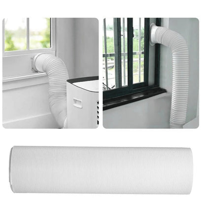 1.5/2M Portable Flexible Conditioner Exhaust Hose Tube/13/15cm Exhaust Pipe Hose Connector Interface for Mobile Air Conditioning