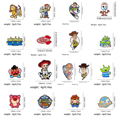 Cute Robot Enamel Pin Cartoon Dog Brooch For Coat Women's Brooches Fashion Lapel Badges Jewelry Gift for Friends