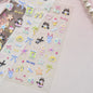 Cute Animal Face 5D Nail Art Stickers Cartoon Cat Bunny Dog Mouse Kawaii Expressions Simple Self Adhesive Manicure Decal DIY