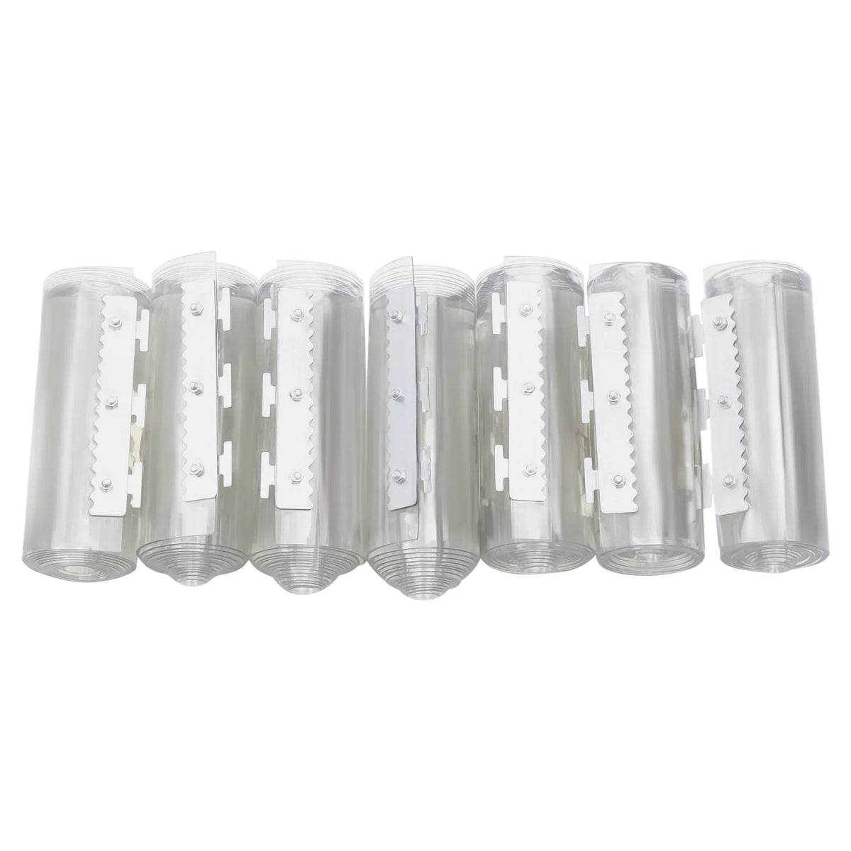 7X PVC Strip Curtain Plastic Soft Freezer Room Door Curtain Kit Hanging 18cm X2m Air-Conditioning Heat Insulation