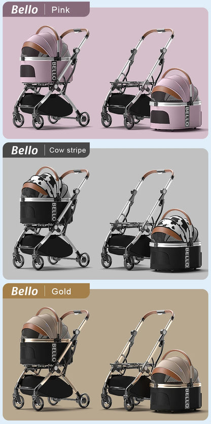 STLFBello Cat Trolley Cat Stroller Pet Stroller Cat Pet Carriers & Travel Products