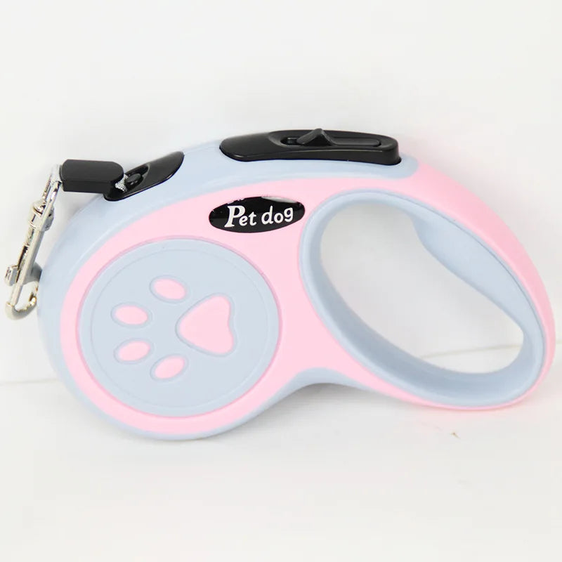 3M/5M Automatic Retractable Dog Leash ABS and Nylon Material Anti-Slip Handle for Puppy Small Medium Dogs Cat Outdoor Walking