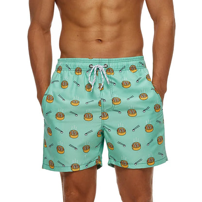 3D Print Flamingo Sports Quick-dry Breathable Men Women Pants Outdoor Casual Vacation Beach Hawaiian Sea Surfing Shorts Summer