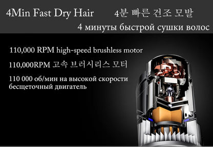 Professional Super Hair Dryer Personal Hair Care Styling Negative ion Salon Tool Constant Anion Electric Leafless Hair Dryers