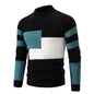 New Autumn and Winter Casual Warm Neck Sweater Knit Pullover Tops  Man Clothes