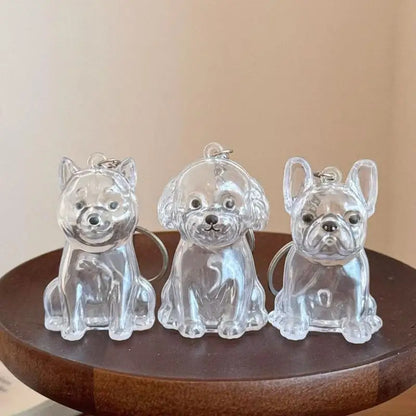 Diy Bag Charm Handmade Pet Hair Memorial Keychain Keepsake Pendant for Dog Fur - Personalized Pet Loss Gift for Dog Lovers