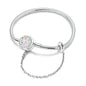 New Charm Bracelet 925 Silver Heart Shape Holy Mother Snake Chain Clasp Bracelet Fit Original Bead DIY Fashion Jewelry