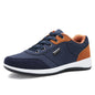 YRZL Men Shoes Spring Autumn Waterproof Walking Sneakers Leisure Male Leather Sports Shoes Non-Slip Footwear Tennis for Men