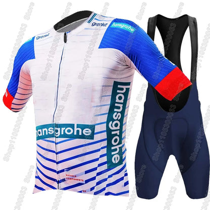 Boraful Hansgrohe 2026 Primož Roglič Cycling Jersey Set Slovenia Clothing Men's Kit Road Bike Shirts Suit Bicycle Bib Shorts M