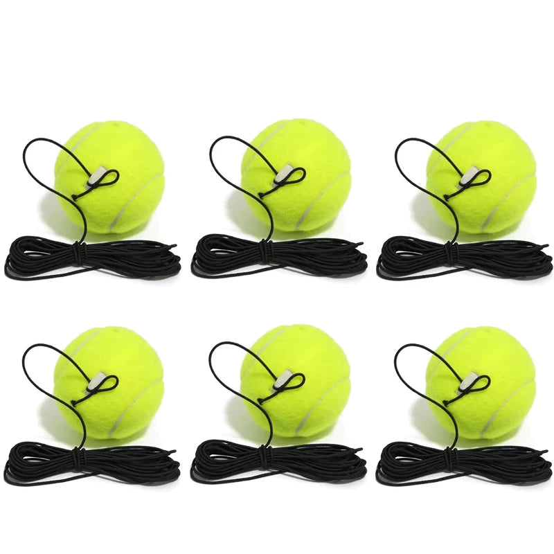 Heavy Duty Tennis Training Aids Base With Elastic Rope Ball Practice Self-Duty Rebound Tennis Trainer Partner Sparring Device