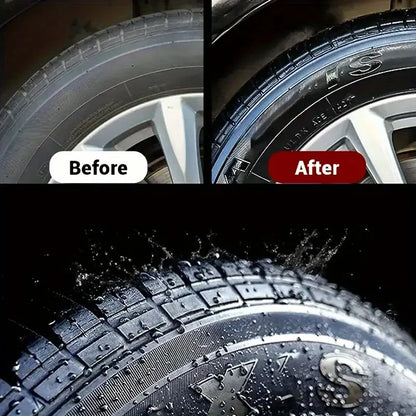 Car Interior Black Care and Refurbishment, Car Plastic Crystal Coating Refurbishment Cream, Plastic Restoration for Whitening, Dashboard and Tire Refurbishment, Scratch Repair, Brightening and Blackening