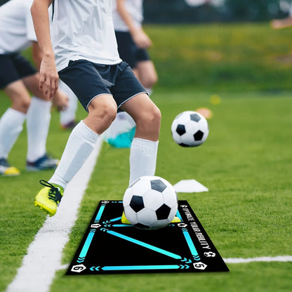 New football control training mat | Stable, quiet rubber bottom | Digital guidance design | Enhances ball feel, daily training