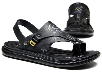 Brand Men's Sandals Summer Soft soled Anti slip Beach Shoes Male  Outdoor comfortable Men slippers Luxury High Quality sandalias
