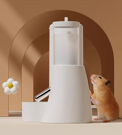 Automatic Hamster Feeder 2 in 1 Small Animal Water Dispenser Pet Drinking Water Bottle Feeder Bowl for Hamster Guinea Pig Rat