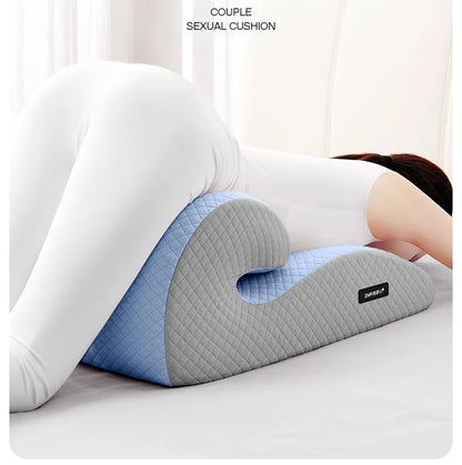 Relax Cush Pillow 2025 New Ergonomic Pillow Supports Posture in Any Position Unique Curved Design Suitable for Massage,Reading