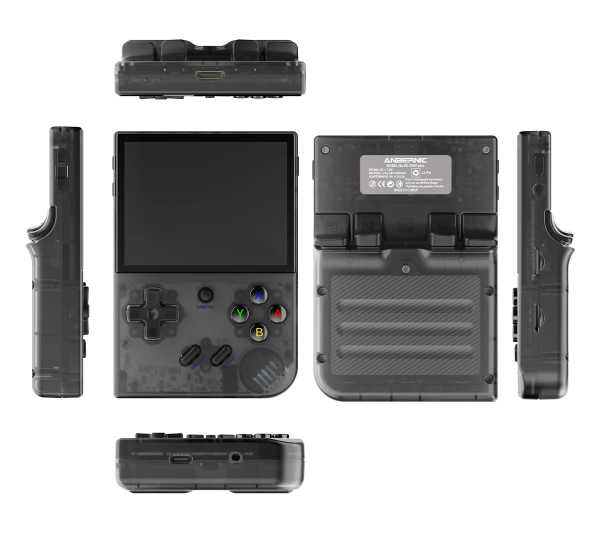 ANBERNIC RG35XX Plus/RG35XX Retro Handheld Game Console 3.5″ IPS Screen Linux Portable Video Game Player Support HD-M-I TV Outpu