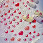 Line Flower Powder Blusher Love Heart High Quality Jelly Series Adhesive Nail Sticker Nail Art Decoration Decals Design T-2830