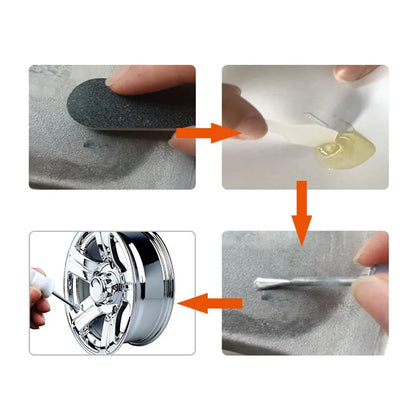 Alloy Wheel Scratch Repair Kit For Car Scratch Fix Repair Wheels Kits Auto Dent Scratch Paint Surface Restore Rim Care Tool