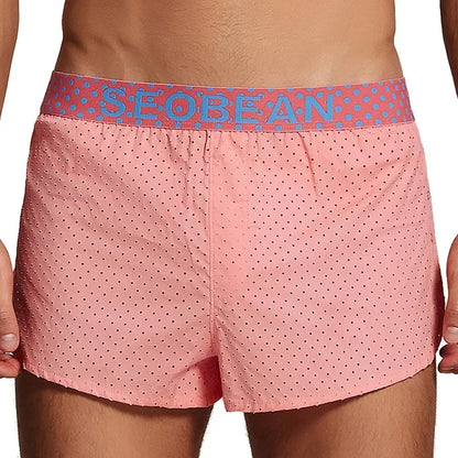 Men's Casual Shorts Side Fork Button Design Outdoor Aro Pants Mesh Breath Summer Beach Board Shorts Teenager Home Jog Gym Trunks