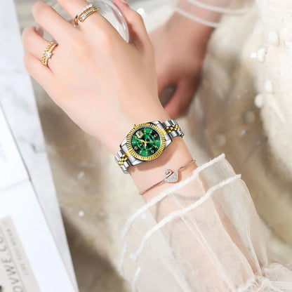 POEDAGAR Elegant Women's Watch Waterproof Luminous Date Fashion Ladies Wristwatch Stainless Steel Quartz Watches For Women Reloj