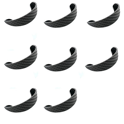 Car Reversing Camera Rain Cover Car Rear Camera Rain Cover Carbon Fiber Pattern Car Rear View Camera Protection Trim Dust Shield