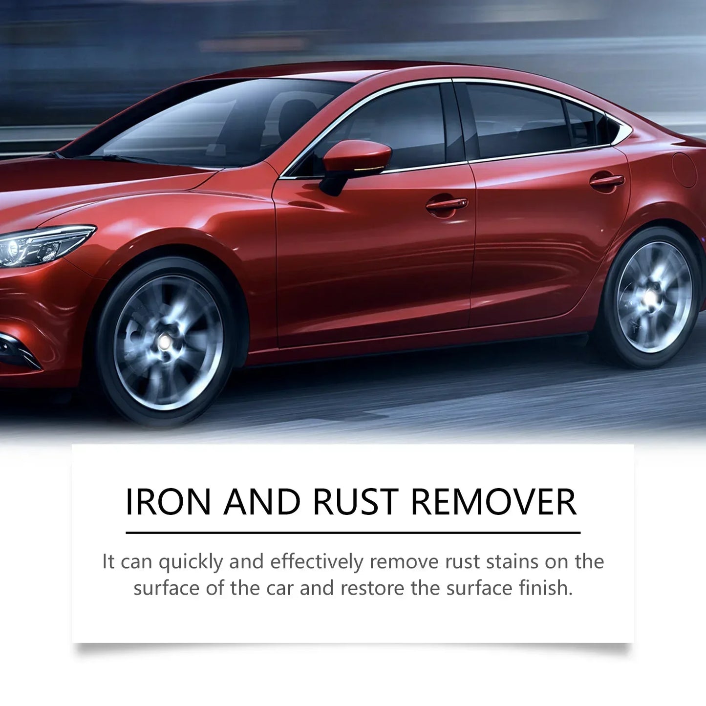 Universal Vehicle Rust Treatment Spray Dissolve Old Rust Prevent Re-rust Ideal For Car Detailing Garage Home Metal Cleaning Work
