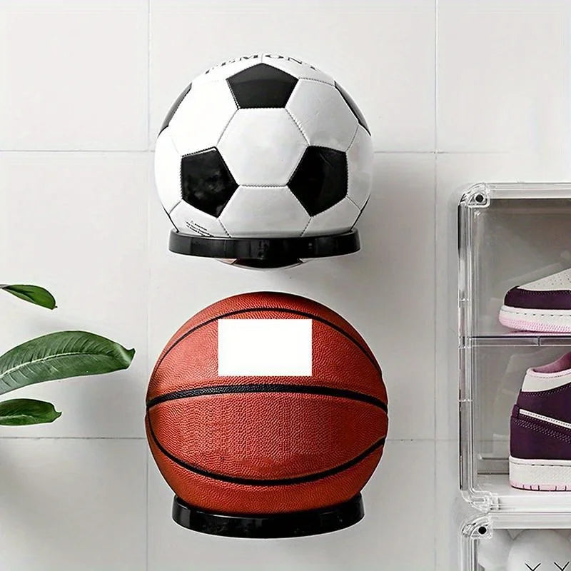 1PC Wall Mounted Basketball Storage Rack Multi-purpose Football Display Shelf Ball Holder Space Saving Living Room Decor